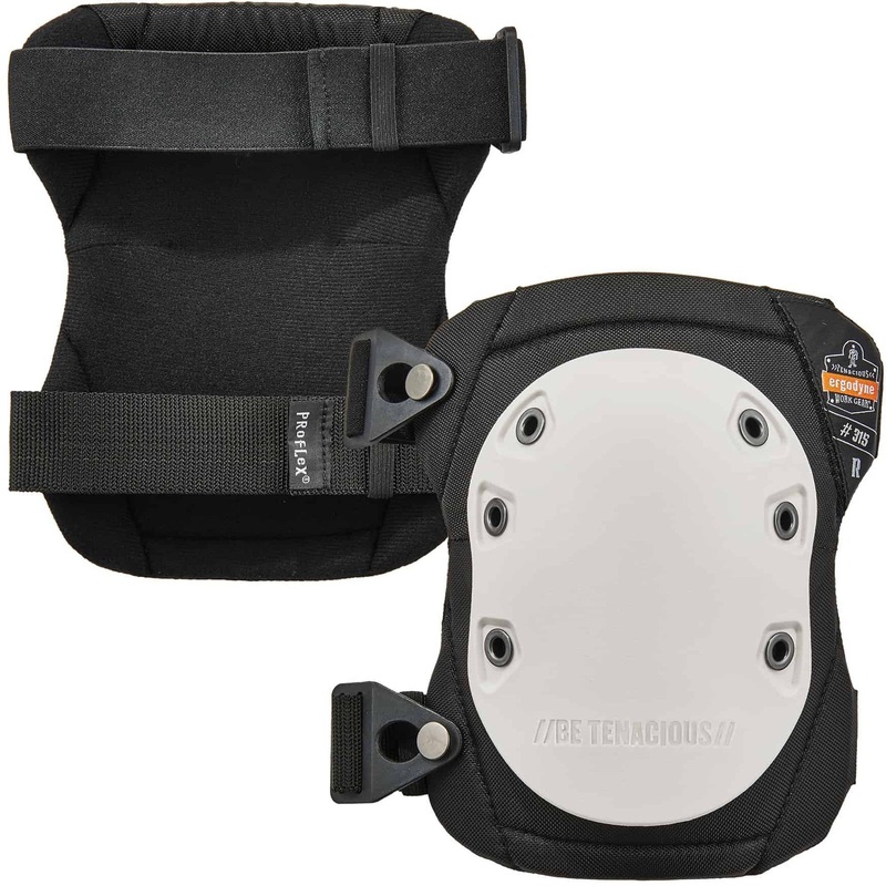 Ergodyne ProFlex 315 Cap Long Textured Hard Cap Knee Pads – Buckle – EGO18315