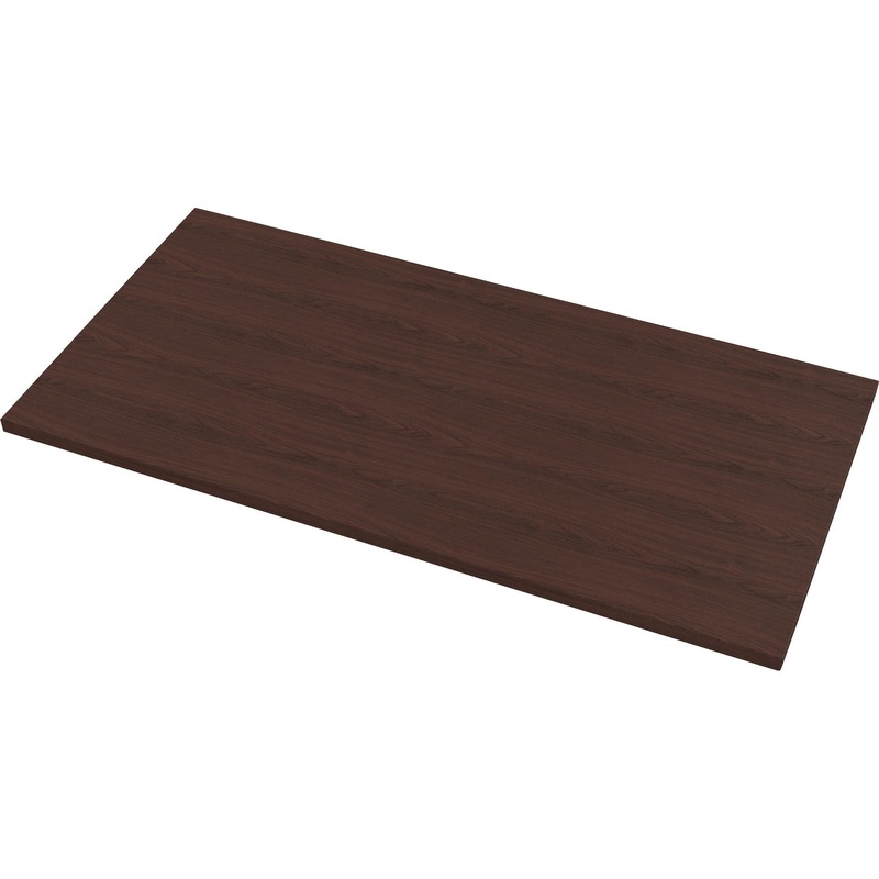 Fellowes High Pressure Laminate Desktop Mahogany – 72×30 – FEL9650601