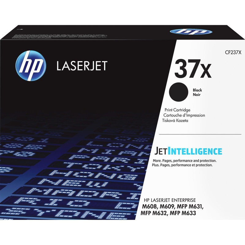 HP 37X (CF237X) Original High Yield Laser Toner Cartridge – Black – 1 Each – HEWCF237X