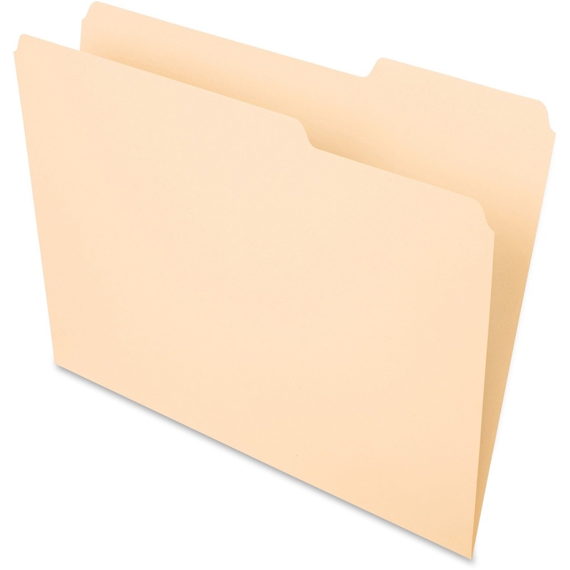 Pendaflex Essentials 1/3 Tab Cut Letter Recycled Top Tab File Folder – PFX752133