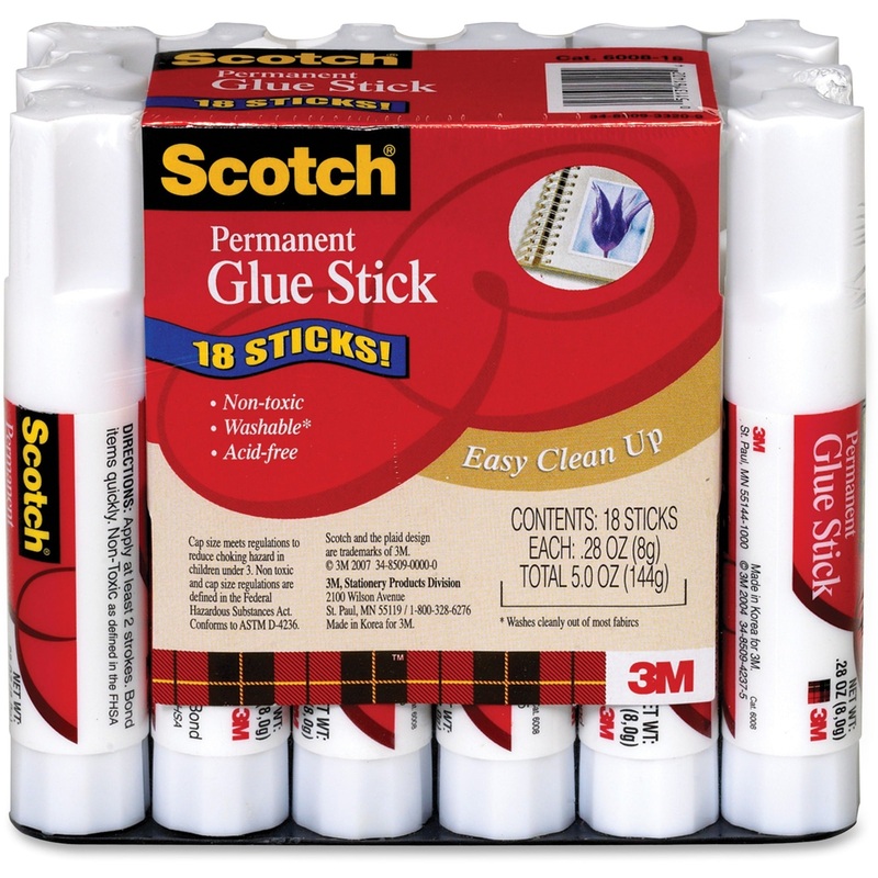 Scotch Permanent Glue Sticks – MMM600818