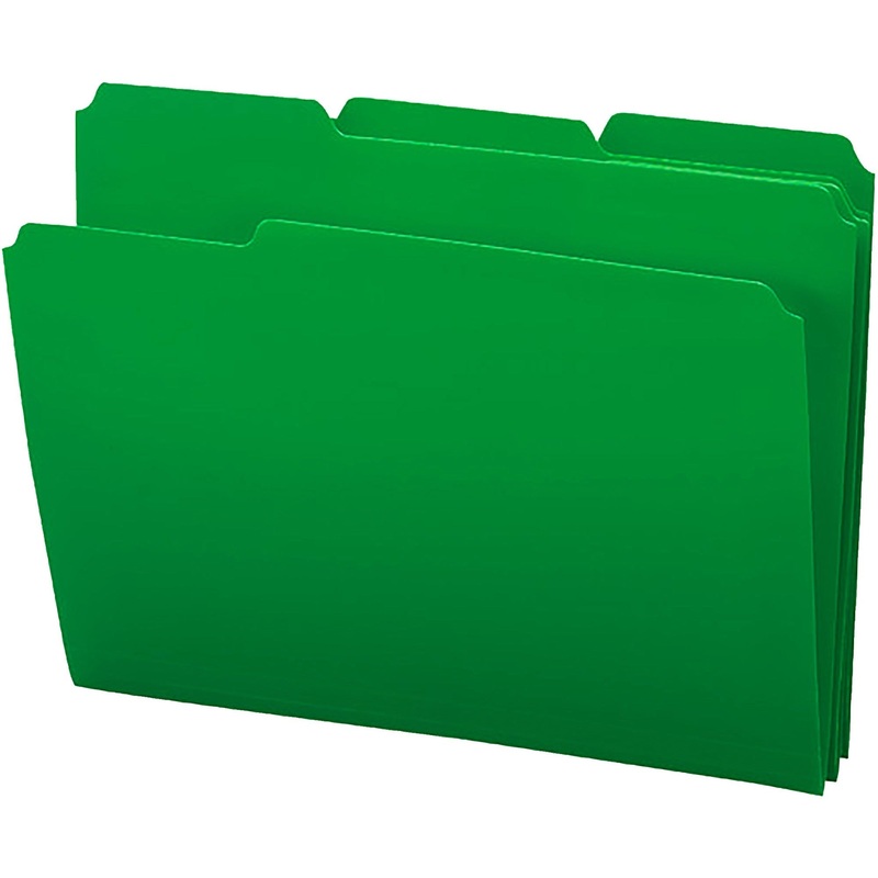 Smead 1/3 Tab Cut Letter Top Tab File Folder – SMD10502