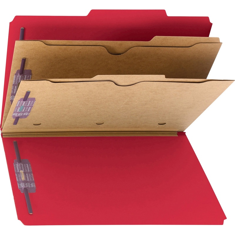 Smead Pocket Divider PressBoard Classification Folders – SMD19082