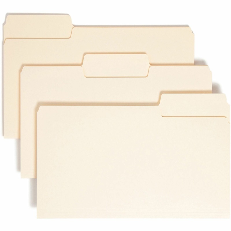 Smead SuperTab 1/3 Tab Cut Legal Recycled Top Tab File Folder – SMD15401