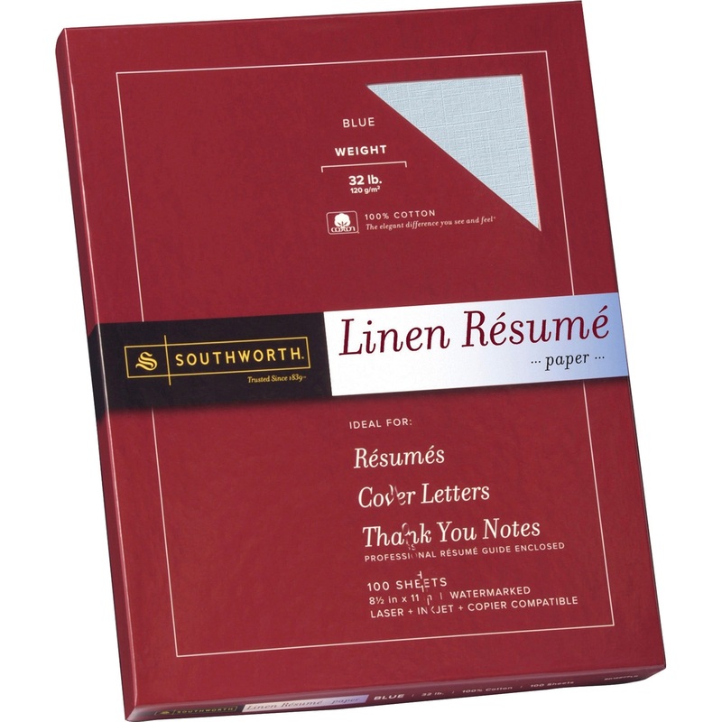 Southworth 100% Cotton Resume Paper – SOURD18BCFLN