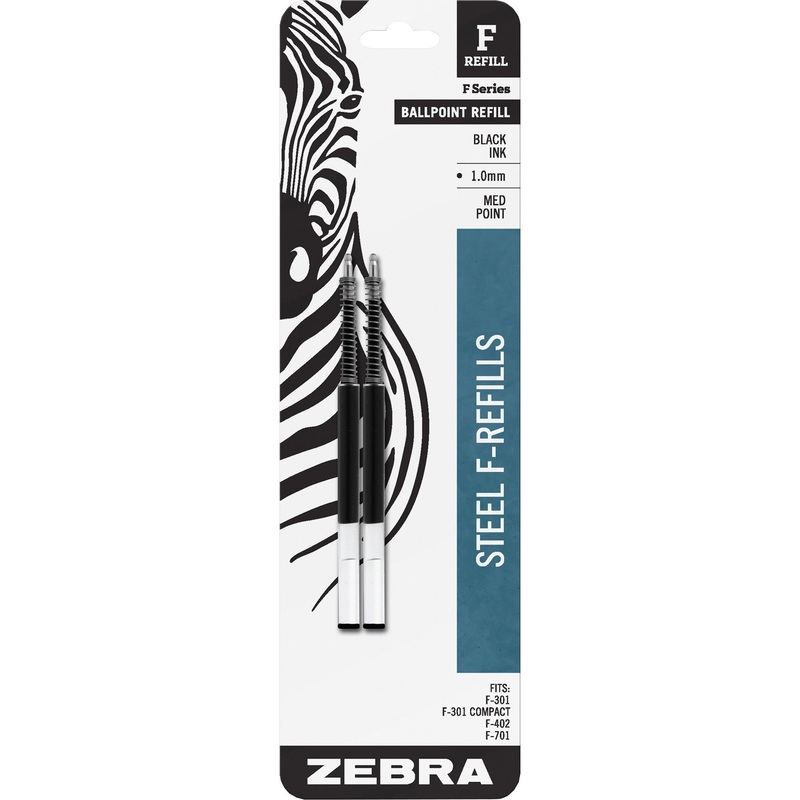 Zebra Pen STEEL 7 Series F Refill Medium Point Ballpoint – ZEB85412