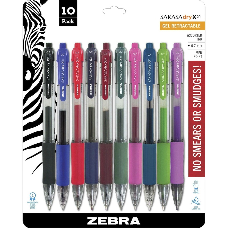 Zebra SARASA dry X20 Retractable Gel Pen – ZEB46881