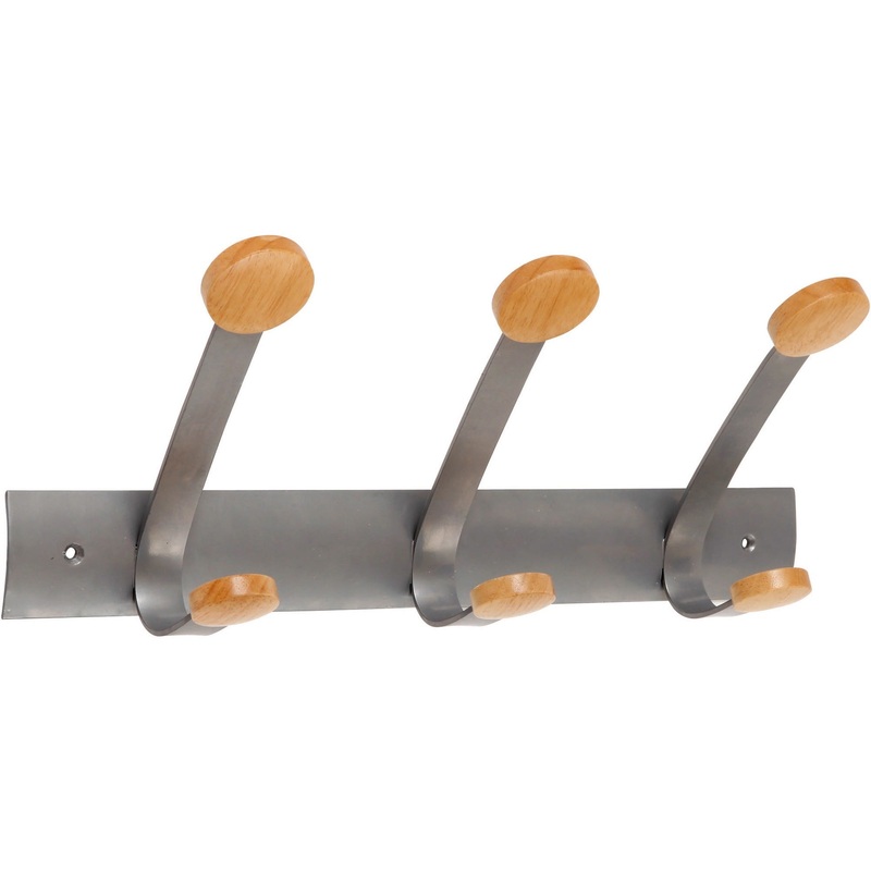 Alba Double Wooden Wall Coat Hook – ABAPMV3