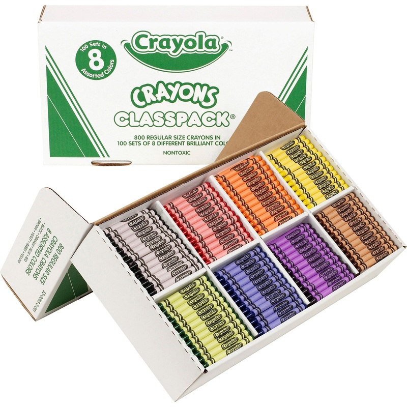 Crayola 8-Color Crayon Classpack – CYO528008