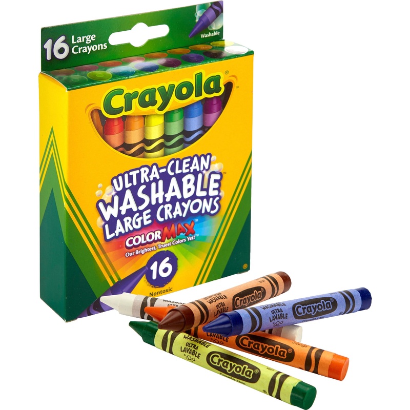 Crayola Ultra-Clean Washable Large Crayons – CYO523281