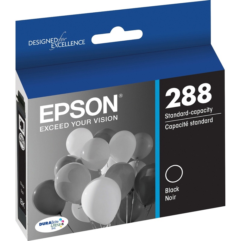 Epson DURABrite Ultra 288 Original Standard Yield Inkjet Ink Cartridge – Black – 1 Each – EPST288120S