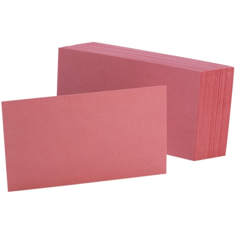 Oxford Colored Blank Index Cards – OXF7320CHE