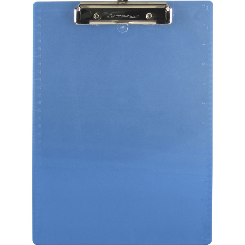 Saunders Recycled Plastic Clipboards with Spring Clip – SAU00439