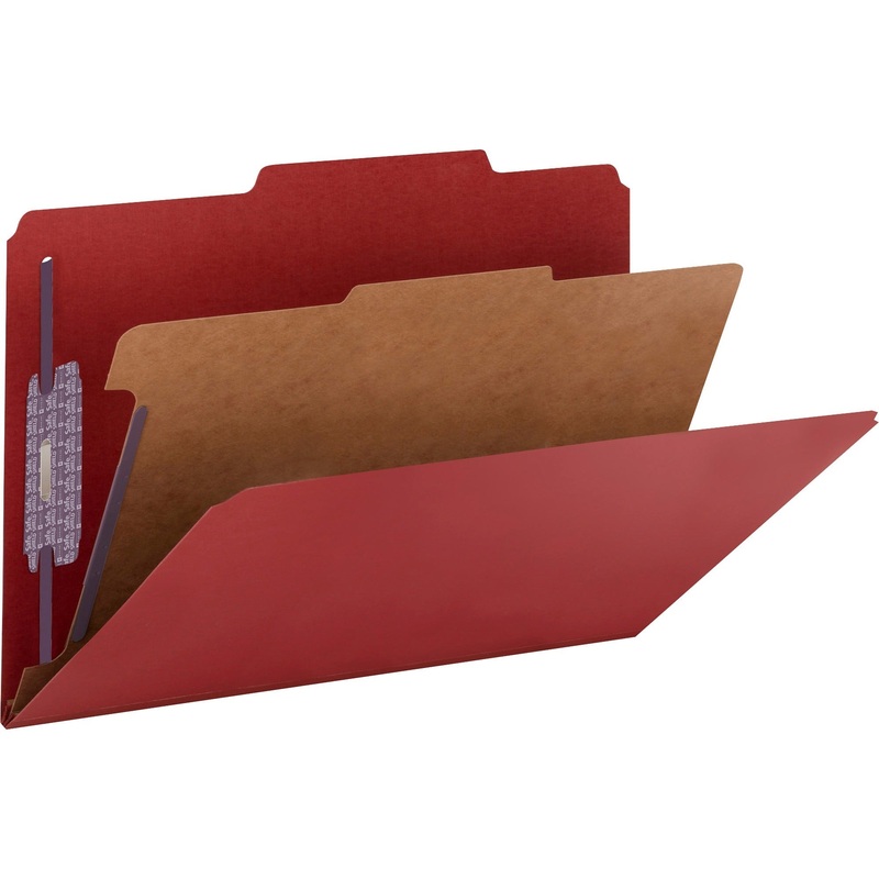 Smead SafeSHIELD Fastener 1-Divider Classification Folders – SMD18731