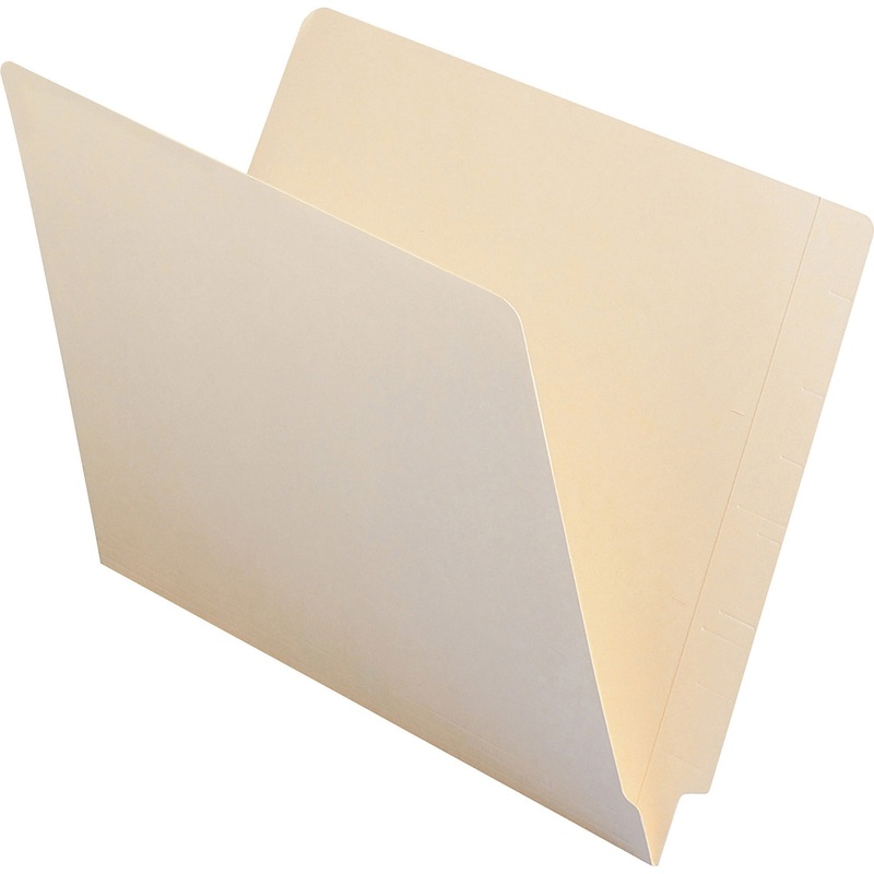 Smead Shelf-Master Straight Tab Cut Letter Recycled End Tab File Folder – SMD24110
