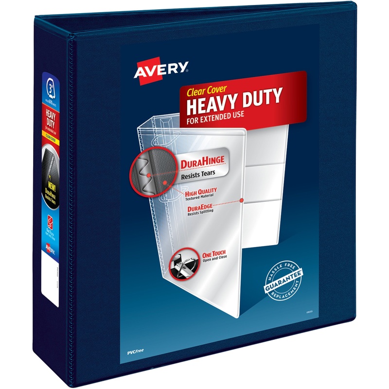 Avery Heavy-Duty View Navy Blue 3 Binder (79803) – AVE79803