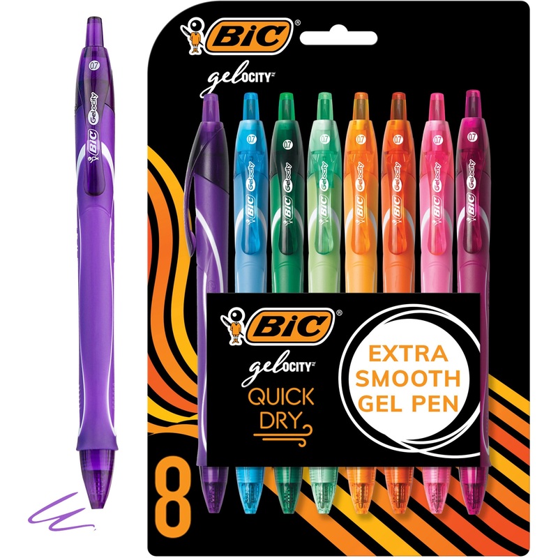BIC America Gel-ocity Gel Pen – BICRGLCGAP81AST