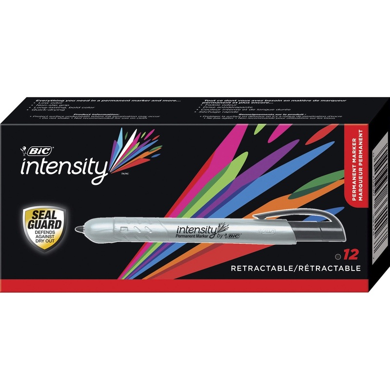 BIC Mark-it Retractable Permanent Markers – BICPMR11BK