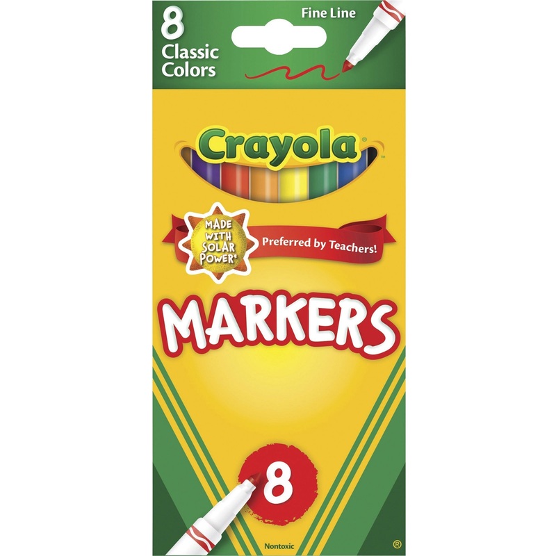 Crayola Fine Tip Classic Markers – CYO587709
