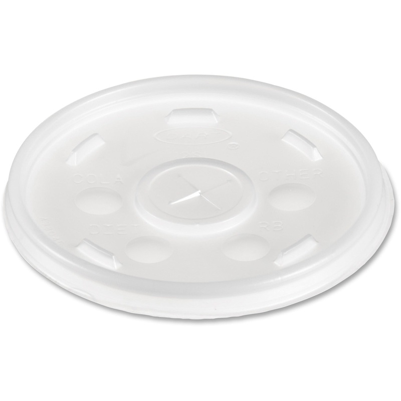 Dart Translucent Slotted Foam Cup Lids – DCC12SL