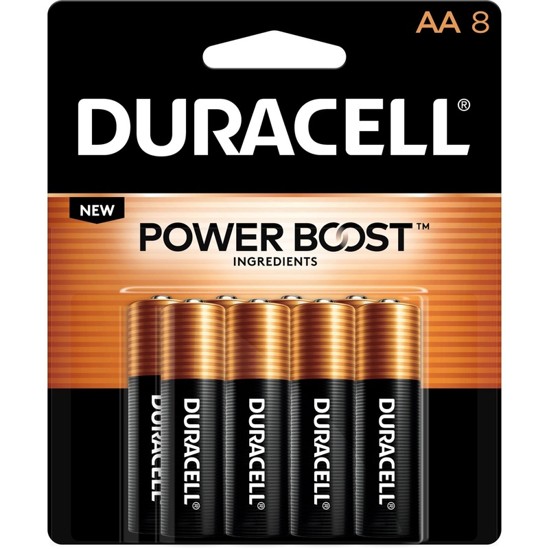 Duracell Coppertop Alkaline AA Batteries – DURMN1500B8Z