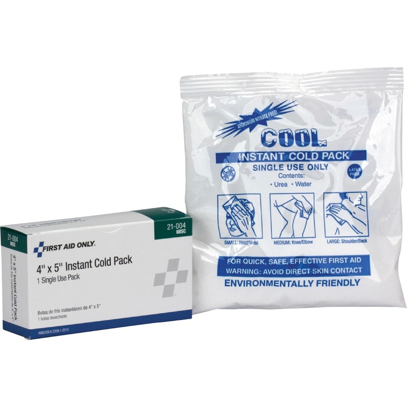 First Aid Only Single Use Instant Cold Pack – FAO21004