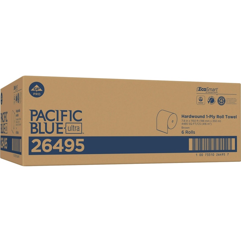 Pacific Blue Ultra High-Capacity Recycled Paper Towel Rolls – GPC26495