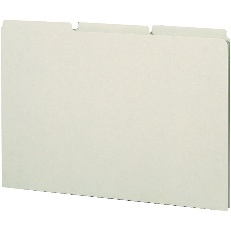 Smead Filing Guides with Blank Tab – SMD52334