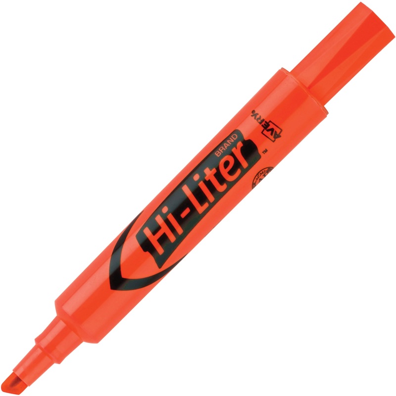 Avery Desk-Style, Fluorescent Orange, 1 Count (24050) – AVE24050