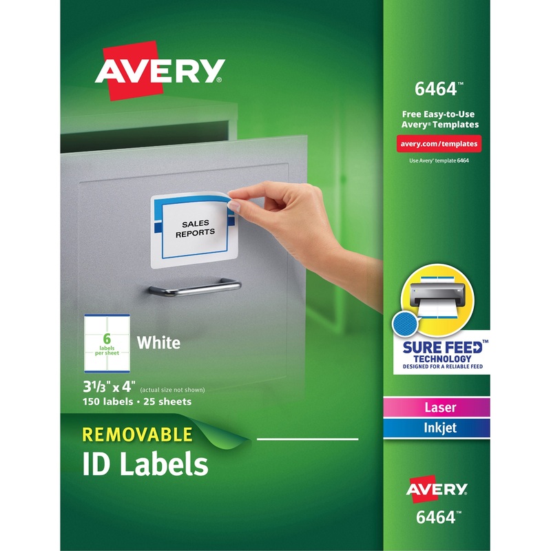 Avery Removable I.D. Labels – AVE6464