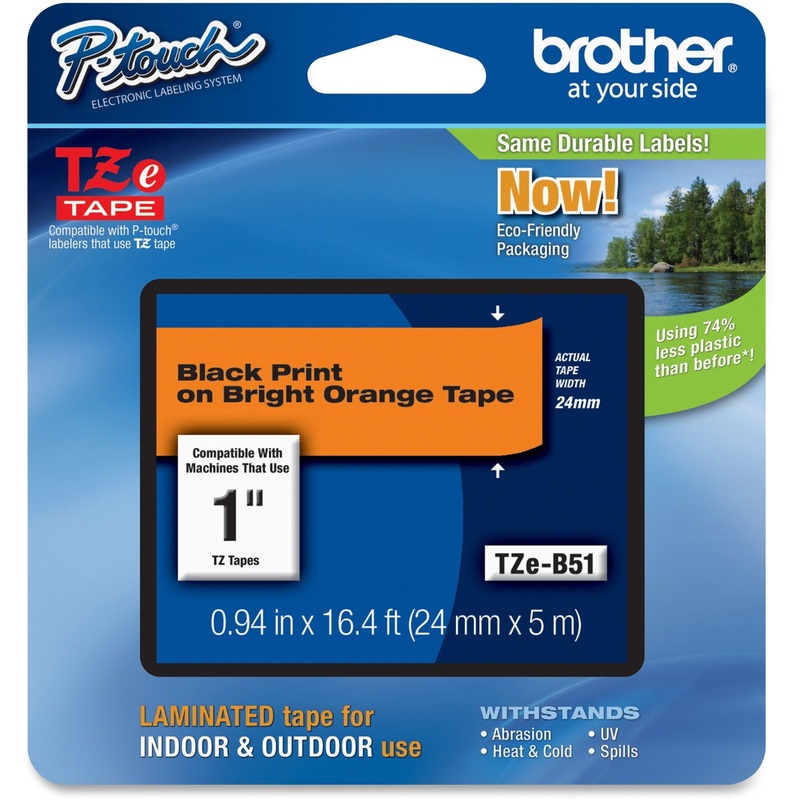 Brother P-touch TZe 1 Laminated Lettering Tape – BRTTZEB51