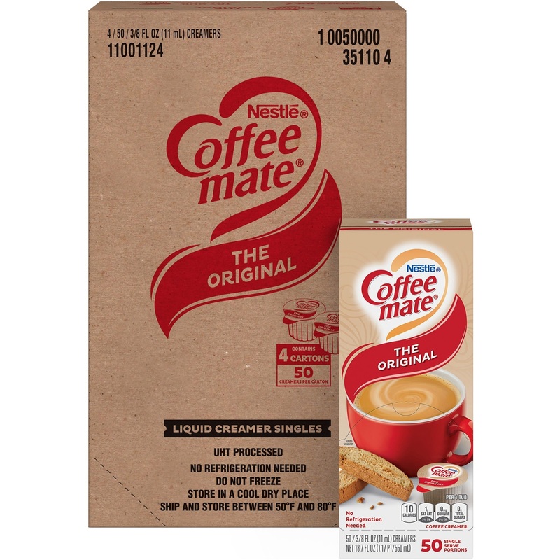 Coffee mate Original Liquid Coffee Creamer Singles – Gluten-free – NES35110CT