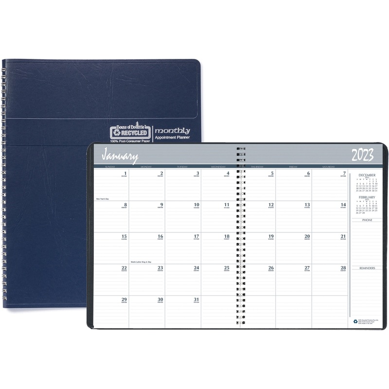 House of Doolittle 14-month Classic Wirebound Monthly Planner – HOD26207