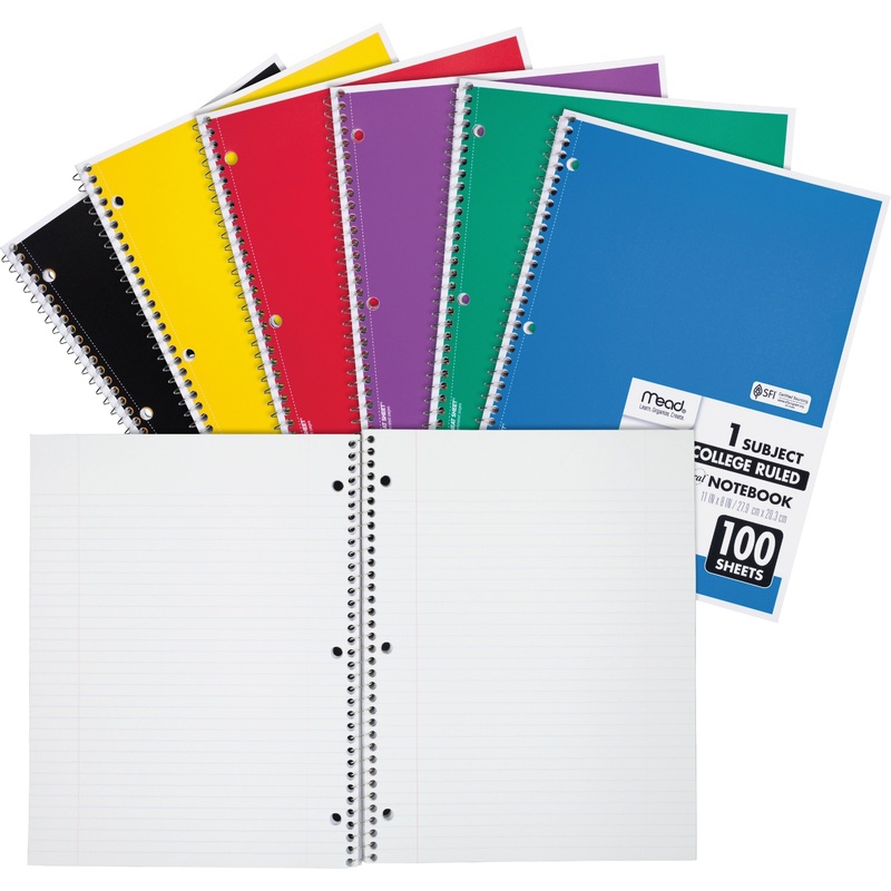 Mead One-subject Spiral Notebook – MEA06622