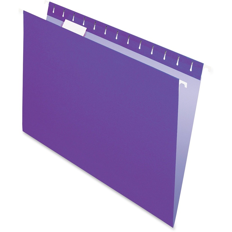 Pendaflex Essentials 1/5 Tab Cut Letter Recycled Hanging Folder – PFX81611