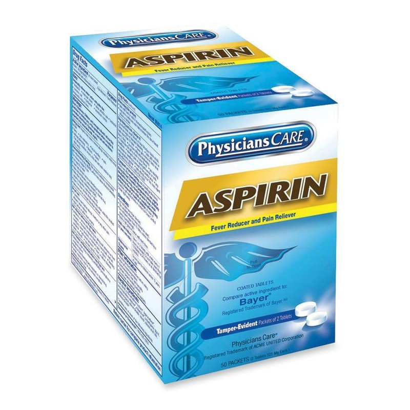 PhysiciansCare Aspirin Tablets – ACM90014