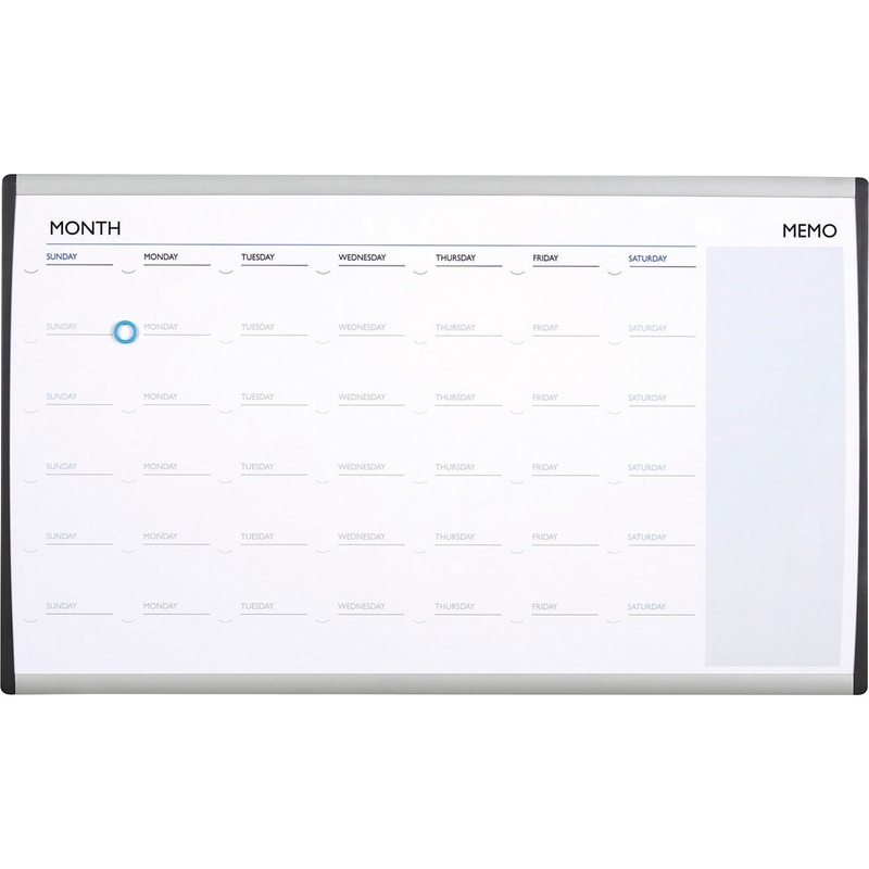 Quartet Arc Cubicle Whiteboard Calendar – QRTARCCP3018