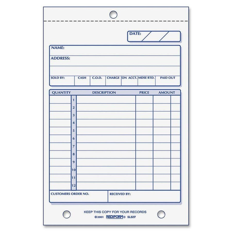 Rediform Carbonless Sales Order Book – RED5L528