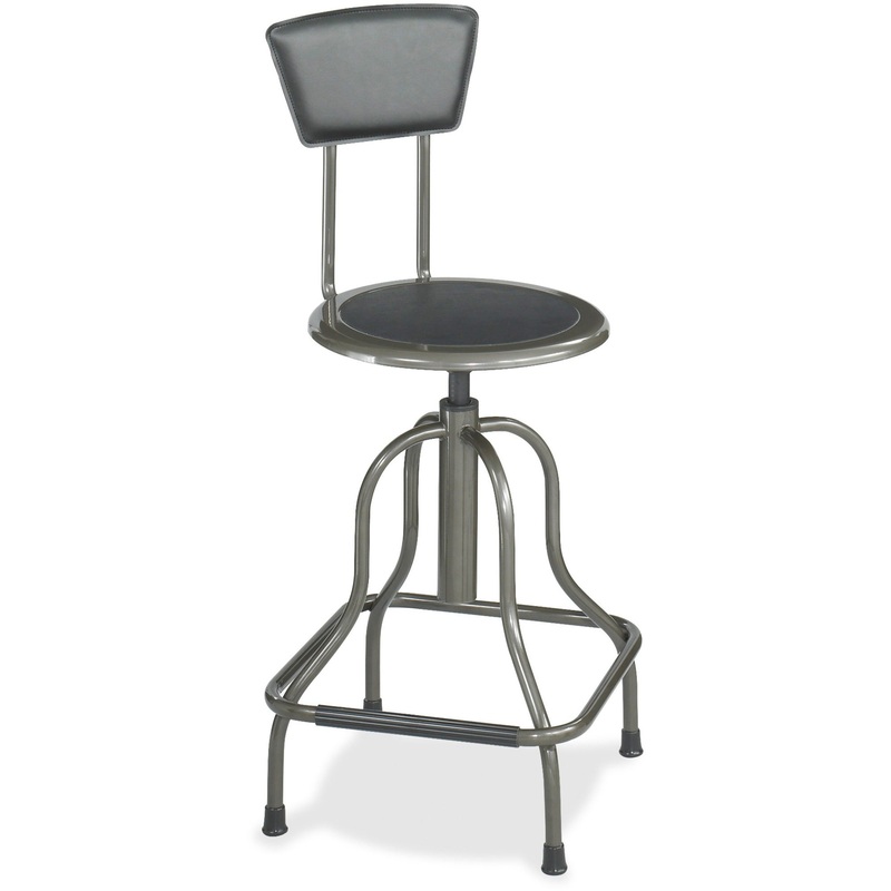 Safco Diesel High Base Stool With Back – SAF6664
