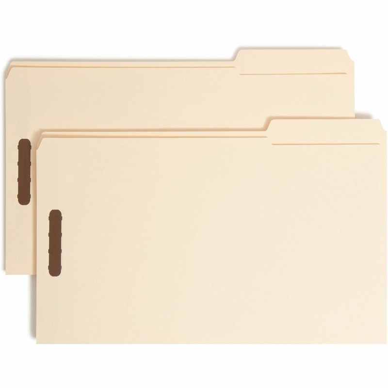 Smead 1/3 Tab Cut Legal Recycled Fastener Folder – SMD19538