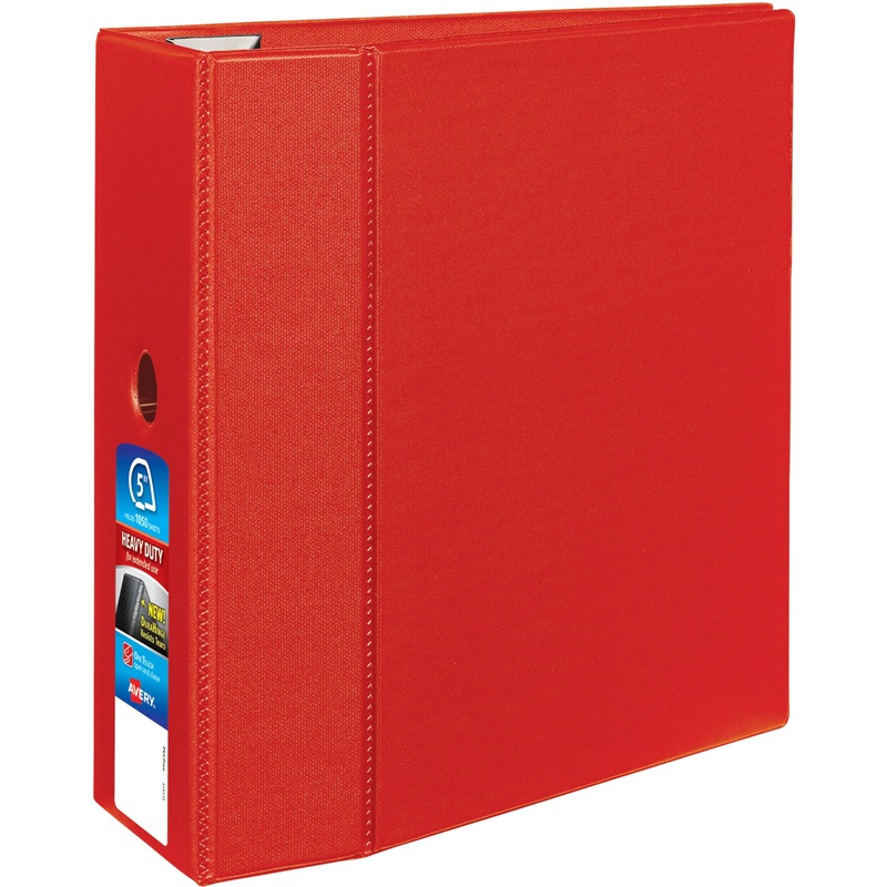 Avery Heavy-Duty Red 5 Binder (79586) – AVE79586