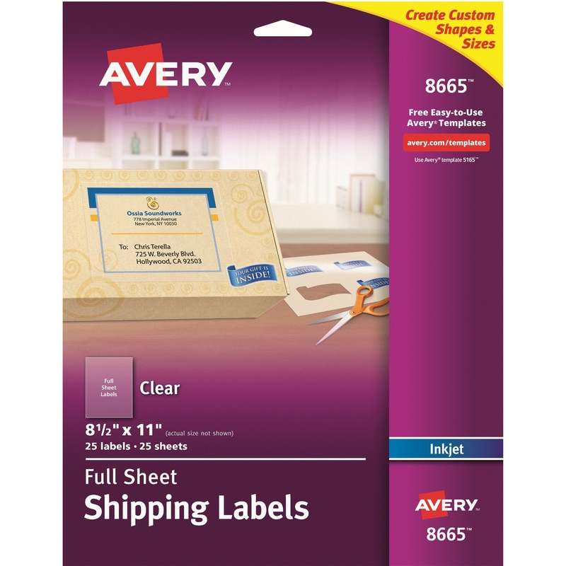 Avery Shipping Label – AVE8665
