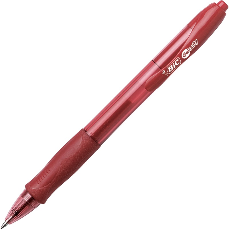BIC Gel Retractable Pens – BICRLC11RD