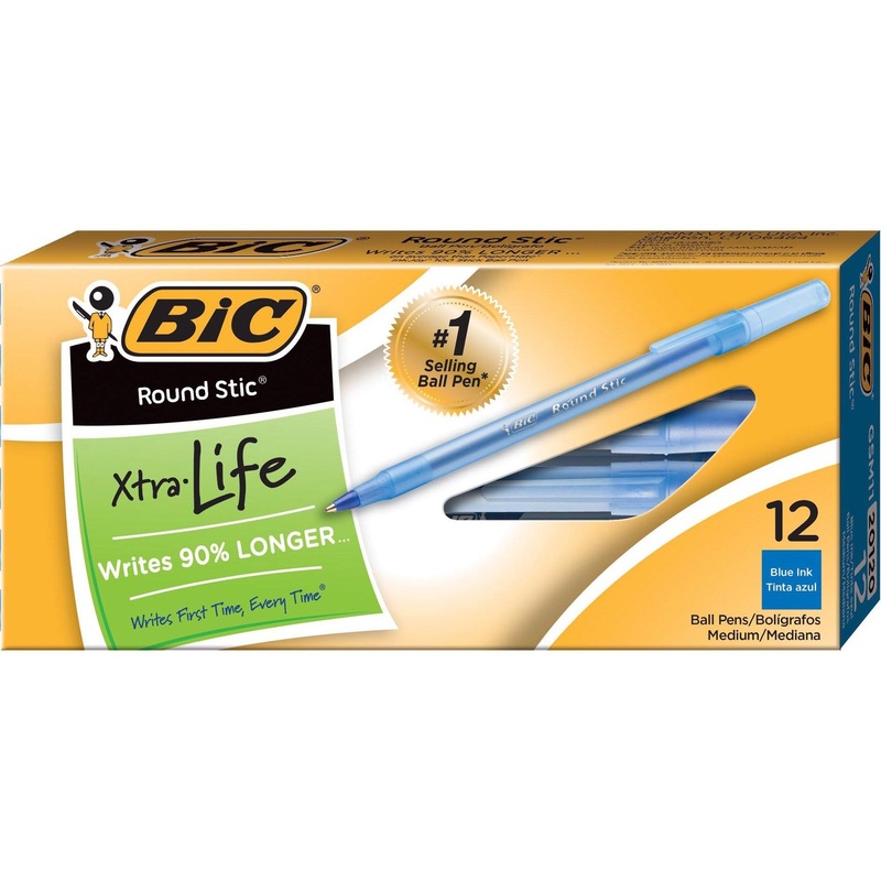 BIC Round Stic Ballpoint Pens – BICGSM11BE