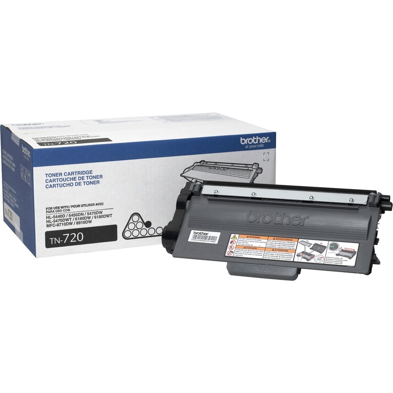Brother Genuine TN720 Mono Laser Black Toner Cartridge – BRTTN720