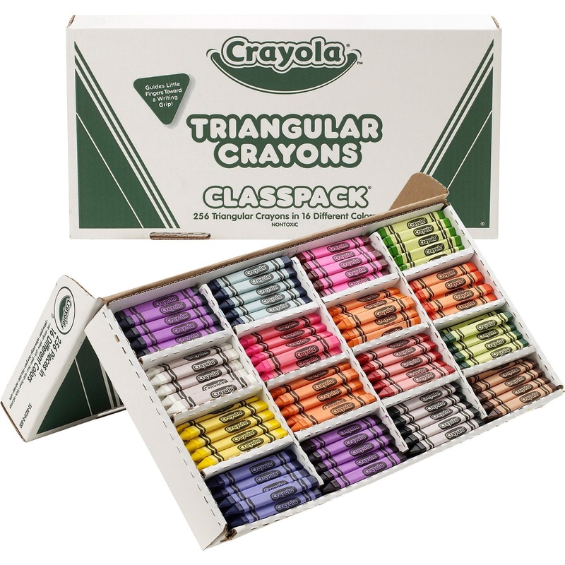 Crayola Triangular Anti-roll Crayons – CYO528039