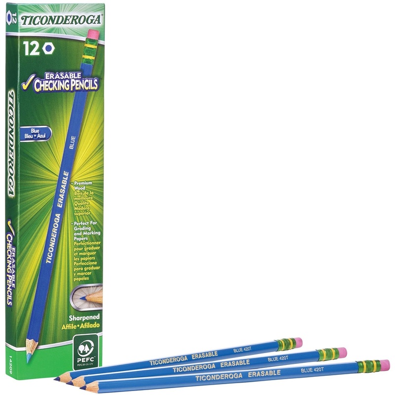 Dixon Eraser Tipped Checking Pencils – DIX14209