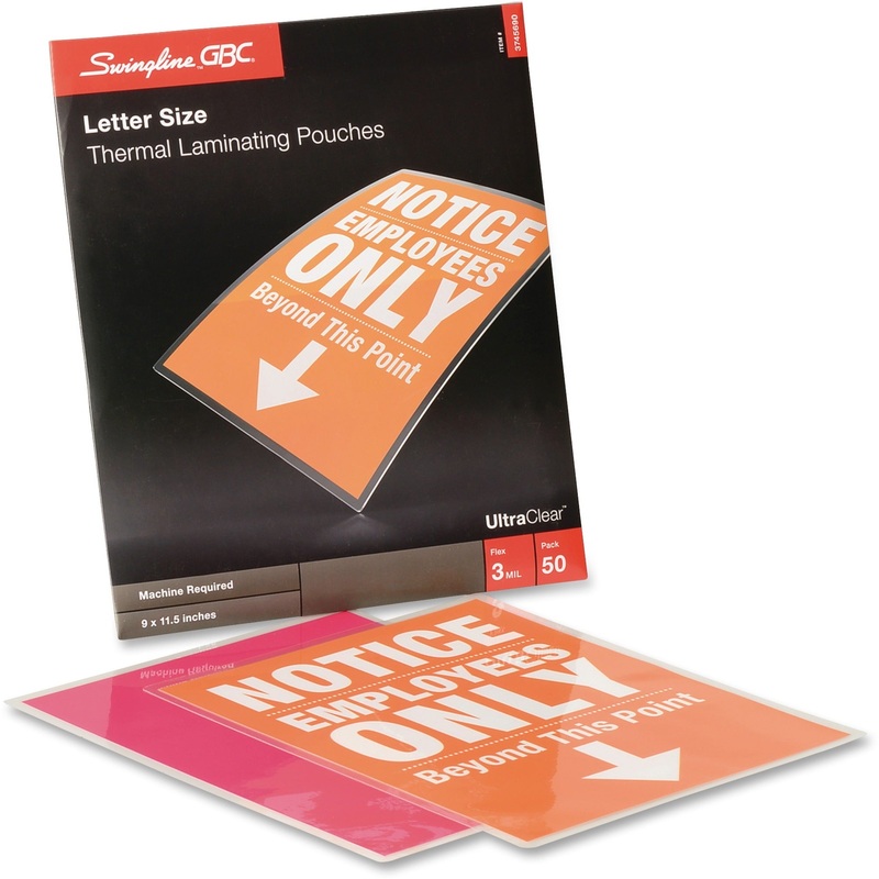 GBC Ultra Clear Thermal Laminating Pouches – GBC3745690