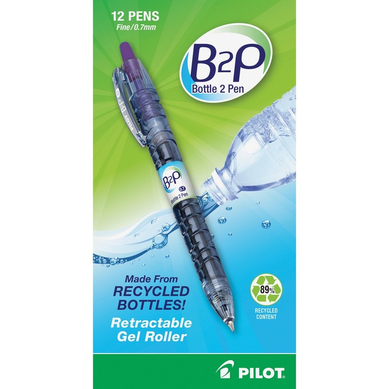 Pilot Bottle to Pen (B2P) B2P BeGreen Fine Point Gel Pens – PIL31622
