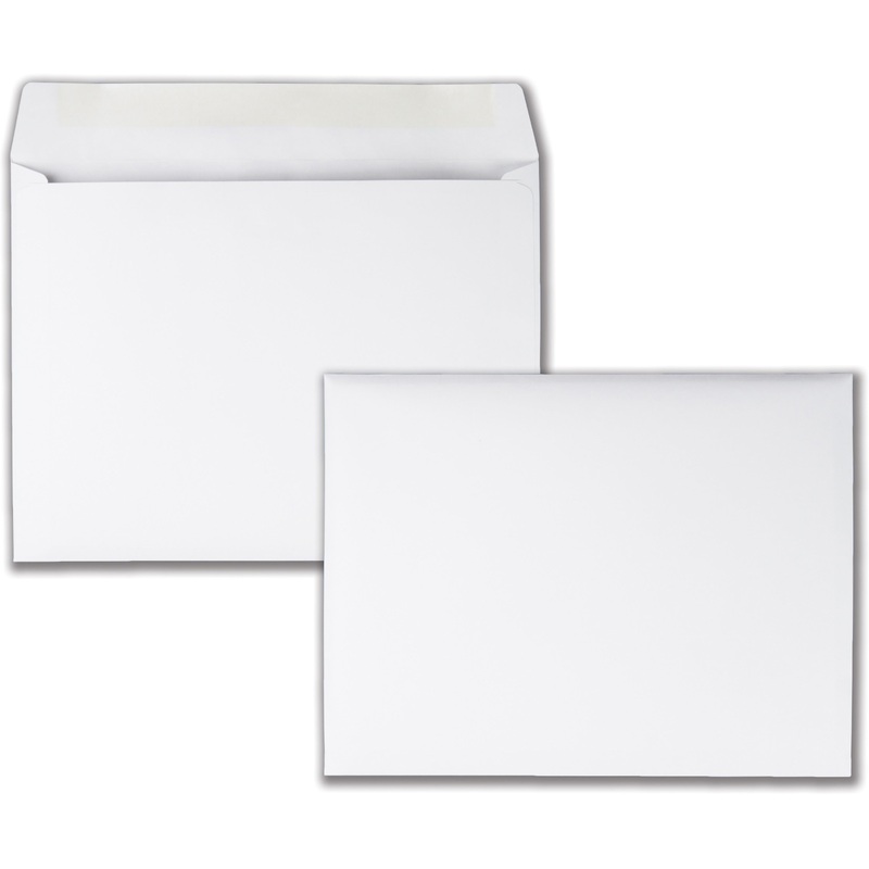 Quality Park 9 x 12 Booklet Envelopes with Deeply Gummed Flap and Open Side – QUA37693